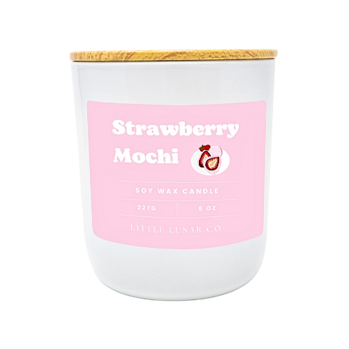 Strawberry Mochi Candle