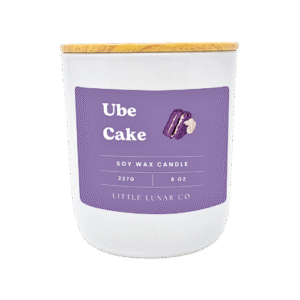 Ube Cake Candle