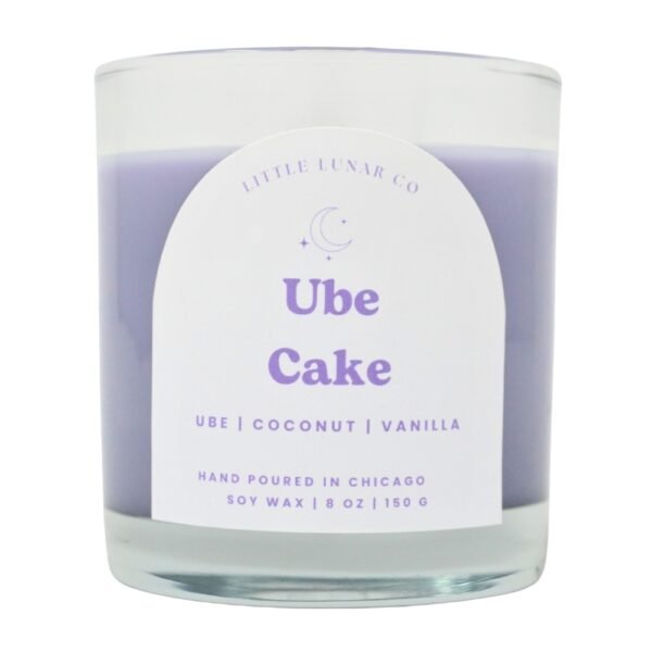 Ube Cake Candle
